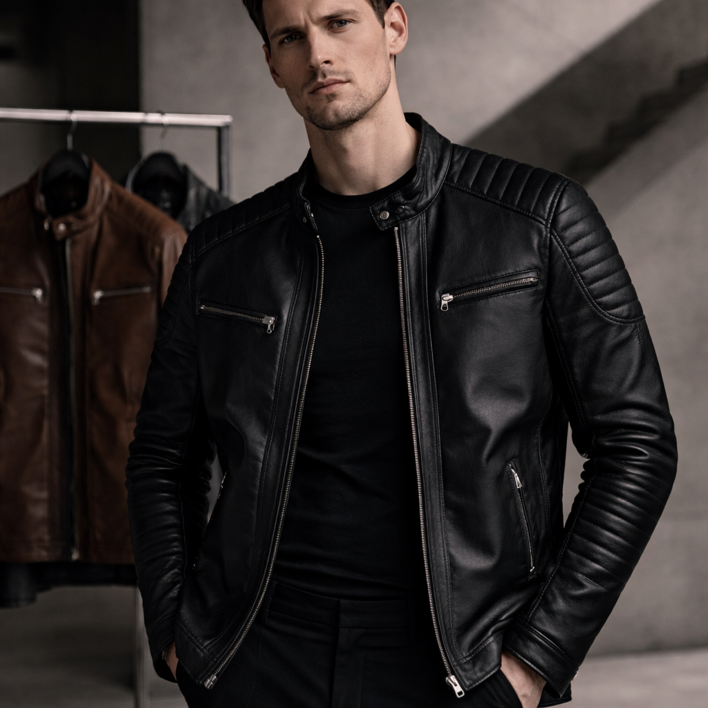 Obsidian Leather Jacket